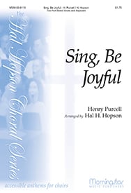 Sing Be Joyful Two-Part Mixed choral sheet music cover Thumbnail